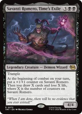 Savanti Romero, Time's Exile card from Teenage Mutant Ninja Turtles