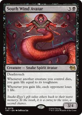 South Wind Avatar card from Teenage Mutant Ninja Turtles