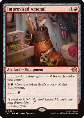 Improvised Arsenal card from Teenage Mutant Ninja Turtles