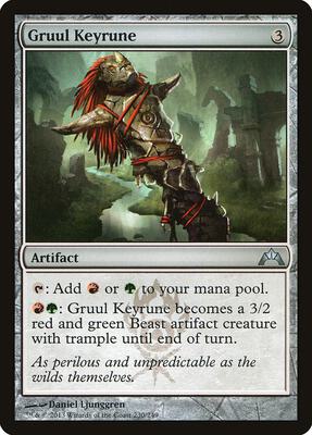 Gruul Keyrune card from Gatecrash