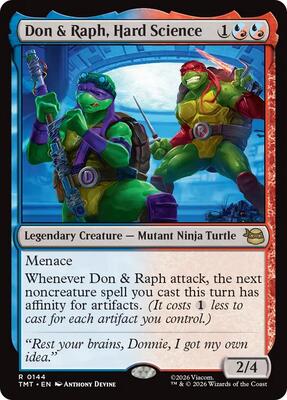 Don & Raph, Hard Science card from Teenage Mutant Ninja Turtles