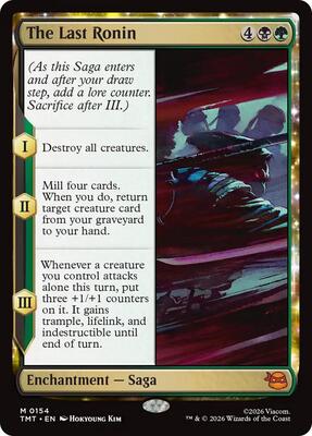 The Last Ronin card from Teenage Mutant Ninja Turtles
