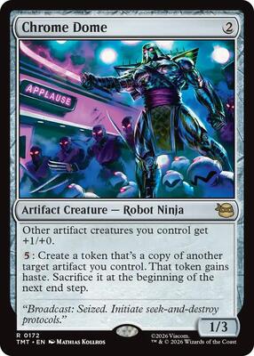 Chrome Dome card from Teenage Mutant Ninja Turtles
