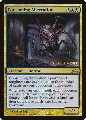 Consuming Aberration (GTC) card from Prerelease Cards