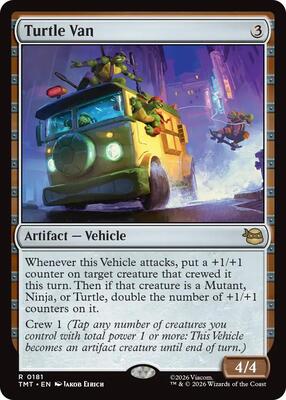 Turtle Van card from Teenage Mutant Ninja Turtles