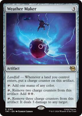 Weather Maker card from Teenage Mutant Ninja Turtles