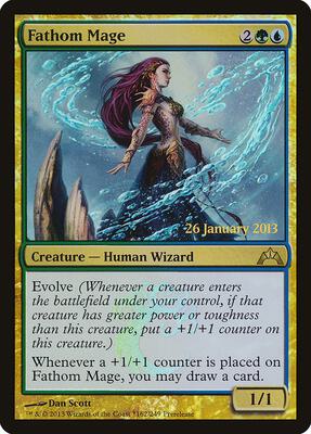 Fathom Mage card from Prerelease Cards