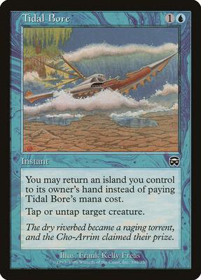 Tidal Bore card from Mercadian Masques