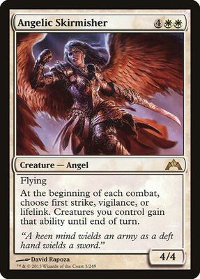 Angelic Skirmisher card from Gatecrash