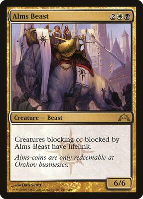 Alms Beast card from Gatecrash