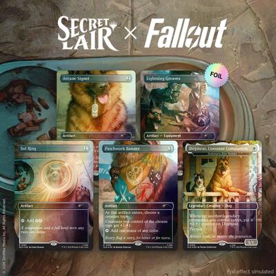 Secret Lair Drop: Secret Lair x Fallout: Greet the Dog - Traditional Foil Edition card from Secret Lair Drop Series