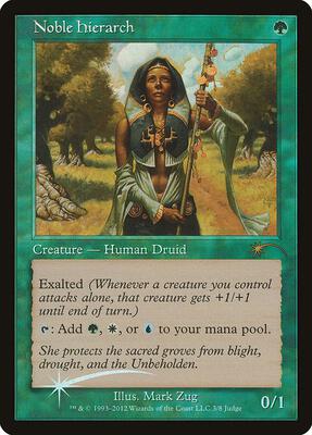 Noble Hierarch card from Judge Promos
