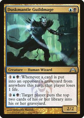 Duskmantle Guildmage card from Gatecrash