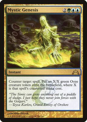 Mystic Genesis card from Gatecrash