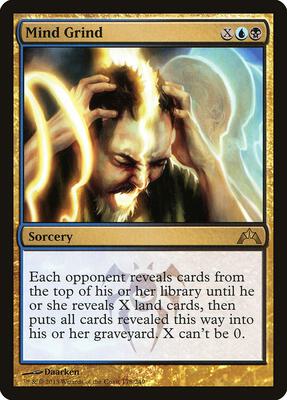 Mind Grind card from Gatecrash