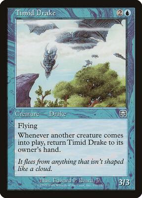 Timid Drake card from Mercadian Masques