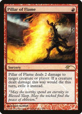 Pillar of Flame card from FNM Promos