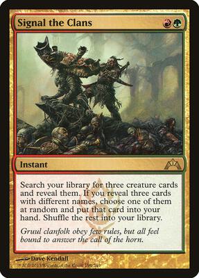 Signal the Clans card from Gatecrash