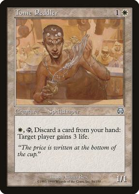 Tonic Peddler card from Mercadian Masques