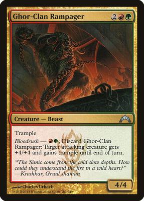 Ghor-Clan Rampager card from Gatecrash