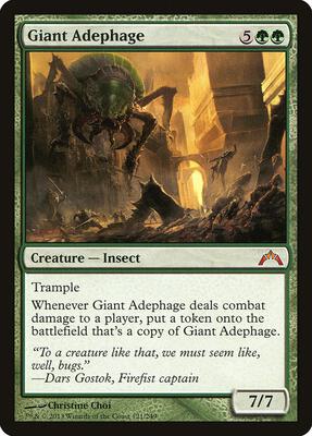 Giant Adephage card from Gatecrash
