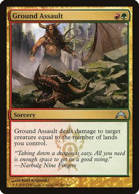 Ground Assault card from Gatecrash