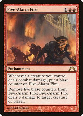 Five-Alarm Fire card from Gatecrash