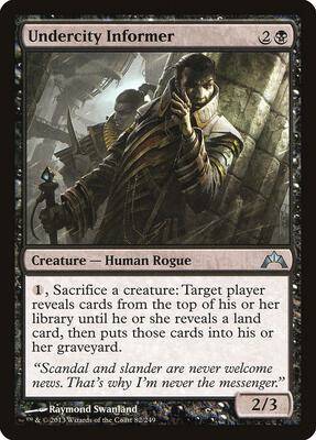 Undercity Informer card from Gatecrash