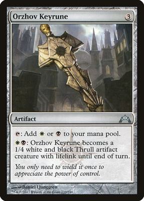 Orzhov Keyrune card from Gatecrash