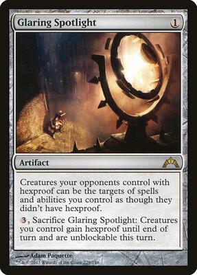 Glaring Spotlight card from Gatecrash