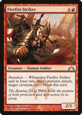 Firefist Striker card from Gatecrash