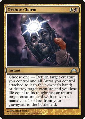 Orzhov Charm card from Gatecrash