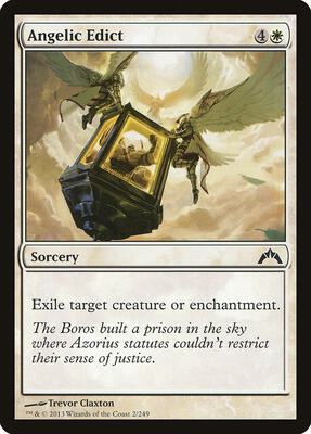 Angelic Edict card from Gatecrash