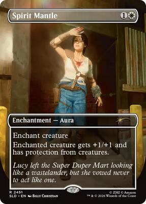 Spirit Mantle card from Secret Lair Drop Series