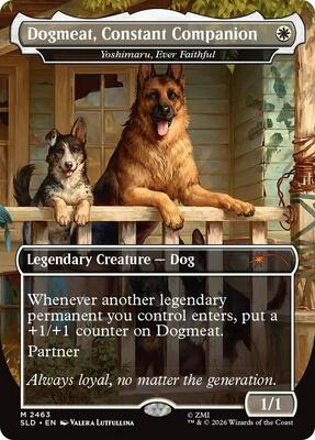 Dogmeat, Constant Companion - Yoshimaru, Ever Faithful card from Secret Lair Drop Series