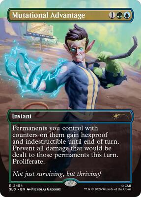 Mutational Advantage card from Secret Lair Drop Series