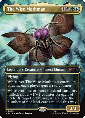 The Wise Mothman card from Secret Lair Drop Series