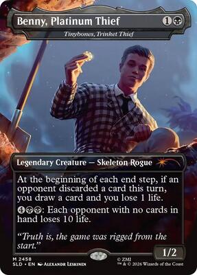 Benny, Platinum Thief - Tinybones, Trinket Thief card from Secret Lair Drop Series