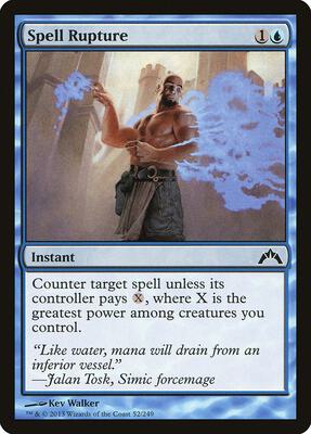 Spell Rupture card from Gatecrash