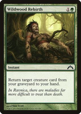 Wildwood Rebirth card from Gatecrash