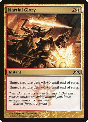 Martial Glory card from Gatecrash