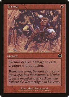 Tremor card from Mercadian Masques