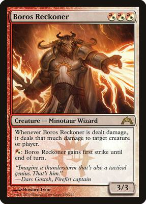 Boros Reckoner card from Gatecrash