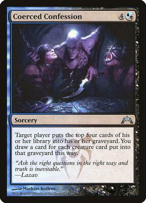 Coerced Confession card from Gatecrash