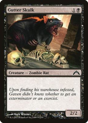 Gutter Skulk card from Gatecrash