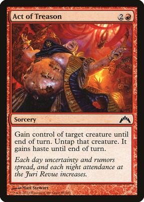 Act of Treason card from Gatecrash