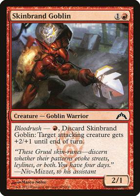 Skinbrand Goblin card from Gatecrash