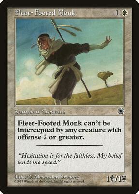 Fleet-Footed Monk card from Portal
