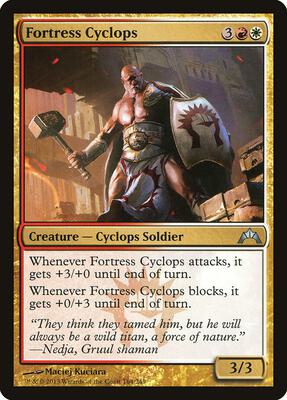 Fortress Cyclops card from Gatecrash