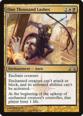 One Thousand Lashes card from Gatecrash